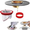 FORMVERSITY 2 Pezzi FORMVERSITY Clapet Anti Odore Doccia, 33-40mm Tappo Anti Odore Doccia 33-39mm Sifone di Fondo Doccia, Catcher di Capelli Doccia Anti-Odore Scarico di Fondo Doccia, Tappo Anti Odore Doccia