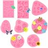 PetGlimmer 8 Pezzi Stampi Silicone Fiori Piccoli 3D