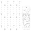 LuyoNova 20 Pezzi Perle Bianco Floating Pearls Beads per Candele Galleggianti Perle Galleggiant per Vaso,Riempitivo per Bottiglie D'Acqua,Matrimonio,Decorazione Centrotavola (1.3M) Senza Candele