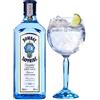 Bombay Sapphire London Dry Gin, Infuso con 10 Botaniche, Gift Pack con Bicchiere Balloon Bombay Omaggio, 70 cl