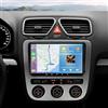 Loddery 2+32G Android 13 Autoradio Stereo per VW Scirocco 2008-2015 con Carplay Android Auto, 9 pollici Touch Screen Radio Lettore Multimediale con navigazione GPS FM RDS SWC Mirror Link Bluetooth Wifi