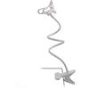 System-S Supporto universale flessibile da tavolo & Letto a collo di cigno braccio supporto per smartphone cellulare in bianco