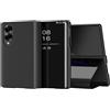 Nshkeji Cover per Samsung Galaxy Z Fold 8 Custodia Flip a Libro Specchio | con Funzione Kickstand Clear View Originale 360 Antiurto Antigraffio Protettiva Custodia per Samsung Z Fold 8 5G Cover Case