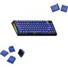 Glorious Gaming - Tasti GPBT Basics (Mana Blue), 8 colori, sublimazione senza scolorimento, per tastiere meccaniche personalizzate 100%,75%,65%,60%, Layout QWERTY americano