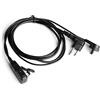 Lodoot Auricolare con microfono a 2 pin Headsrt per radio bidirezionale GP300 GP88s