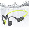 LOBKIN Cuffie Conduzione Ossea Nuoto, IPX8 Impermeabili Auricolari Piscina Nuoto Bluetooth 5.4, Cuffie Subacquee con Lettore MP3 da 32G, Wireless Auricolari per Nuoto, Surf, Corsa, Ciclismo