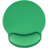 AOKSUNOVA Tappetino Mouse Ergonomico con Poggiapolsi Mouse Pad Verde | Mouse pad ergonomico con poggiapolsi in gel, superficie Lycra liscia e base antiscivolo per lavoro, studio e gaming