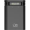 Shanling H2 Decoder - Amplificatore per cuffie All-in-One, Bluetooth 5.0, DAC 43198, USB XU208, 3,5 mm + uscita bilanciata da 4,4 mm, display con batteria, riproduzione locale (nero)
