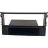 Electric House Mascherina telaio Adattatore Autoradio Stereo Auto ISO 1 Din compatibile per Kia Sportage 2 JE 2008>2010 Nero