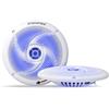 STUDIOFINIX Altoparlante marino impermeabile da 5,25 pollici, 160 W, 2 vie, resistente alle intemperie, con LED, piatto e sottile, per barche, camper e altro (2, bianco)