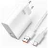 Wvoillty Ricambio per Xiaomi Caricabatterie 90W USB C Caricatore Rapido per Xiaomi 15T Pro 15 Ultra 14T 14 Ultra Redmi Note 14 13 Poco F7 F6 Alimentatore (con cavo di ricarica 6A, 2M)