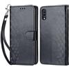 KENHONER Custodia per Samsung Galaxy A70 Cover, Nero
