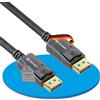 sonero® 1,8m cavo DisplayPort 1.2, cavo DisplayPort a DisplayPort, 4K 60 Hz, 2K 144Hz, nero