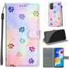 KENHONER Custodia per Xiaomi Redmi Note 11/11S, impronta | Portafoglio Pelle PU, Magnetica, Resistente Agli Urti, Scomparto Carte Credito, Pieghevole, Flip Libro, Motivo