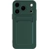 Lunivop Compatibile con iPhone 17 Pro Max Caso 6.9'' Porta Carte Portafoglio Sottile Morbido Silicone Antiurto, Protezione Della Fotocamera Antigraffio Custodie Per Telefono, (per 17 Pro Max Green)