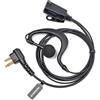 HYSHIKRA Auricolare compatibile per Motorola DP1400 CP040 GP300 GP88 Walkie Talkie Radio, Auricolare con Microfono e PTT per la Protezione del Corpo (Forma G, 1)