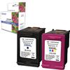 ELLENNE CARTUCCE PER HP 300XL NERO + 300XL COLORE DESKJET F2420 ENVY PHOTOSMART