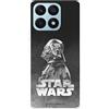 LA CASA DE LAS CARCASAS Custodia per Huawei Honor X8A Ufficiale di Star Wars Darth Vader Fondo Nero per proteggere il tuo cellulare. Cover per Huawei in silicone trasparente flessibile con licenza ufficiale di Star Wars