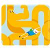 ABYSTYLE Tappetino per mouse morbido Adventure Time Finn e Jake - Prodotto ufficiale - Dimensioni 23,5 x 19,5 cm - Superficie ad alta precisione - Base antiscivolo