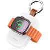 Mapille 1800mAh Caricatore Apple Watch Caricabatterie Wireless Portatile Power Bank compatibile con Apple Watch Serie 10/9/8/7/6/5/4/3/2/SE/Ultra/Ultra 2, Ricarica a Induzione Magnetica con Portachiavi