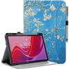 Vakarey Custodia per Lenovo Tab M11 Con Porta Penna,Cover per Lenovo Tab M11 11 Pollici TB330FU,Fiori