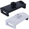 Orivin Supporto per tablet con morsetto, confezione da 2, supporto per tablet con giunto sferico e smartphone da 4 a 12,9 pollici (nero/bianco)