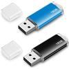lUCKGOOD886 Chiavetta USB 16GB 2 Pezzi Pennetta USB Flash Drive Memoria Stick 16 GB (16GB*2PCS)
