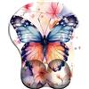 ELLENNE Tappetino Mouse Gel Mousepad Poggiapolso C38-Battito Cromatico