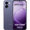 OPPO A6x 4G Smartphone Android Sbloccato, 4+128GB, Display Ultra Luminoso 6.75 120Hz, Fotocamera Ultra-Chiara, Batteria 6100mAh, Protezione della Fluidità 48 Mesi, Snapdragon 685, IP64, Plum Purple