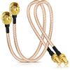 Bingfu Cavo Prolunga Antenna 4G 5G GSM SMA Maschio a Femmina RG316 30 cm