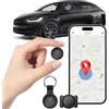 Jsutkya GPS Tracker Per Auto,Localizzatore GPS Per Auto Nascosto,Localizzatore Con APP DeoneTag,Localizzatore Senza Sim,Compatibile Con iOS E Android,Per Veicoli, Animali Domestici E Bagagli-Nero