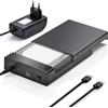 Amtake Docking station per dischi rigidi, USB3.0 SATA HDD docking station per HDD SATA da 2,5 e 3,5 pollici, adattatore per dischi rigidi da 5 Gbps, supporta UASP