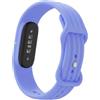 GIOPUEY Cinturini Compatibile con Google Fitbit Air, Morbido Silicone Cinturino [Resistente all'Usura] [Traspirante] - Dark Purple