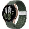 LEIXIUER Cinturino Intrecciato Regolabile da 22mm Compatible per Samsung Galaxy Watch 3 45mm 46mm Elastico Cinturino ad anello in nylon per HUAWEI Watch GT 2/3/Pro 46mm Strap per Amazfit GTR 47mm,Army Green