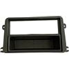Electric House Mascherina Nera Cornice Stereo Autoradio 2 doppio ISO DIN con cassetto Compatibile con Golf Tiguan Touran Amarok Beetle Caddy Eos Passat Octavia Fabia Yeti MS076