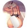 ELLENNE TAPPETINO MOUSE 3D POGGIAPOLSI GEL GAMING MANGA ANIME GIAPPONE C44 | TAPPETINO MOUSE 3D IN GEL CON SUPPORTO PER POLSO - GAMING MANGA ANIME GIAPPONE JAPAN
