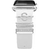 Wowstrap 5 PZ Charms per Cinturino Apple Watch 40mm 44 mm 41 mm 45mm 38mm 42 mm Uomo/Donna, Ciondoli Anello Decorativo Gioielleria per iWatch serie 3 4 5 6 7 8 se Cinturini Sport Silicone smartwatch Accessori