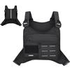 zjhukfmc Petto Pack regolabile Grande Outdoor Storage Vest Pouch Holder, Nero , Refer to description, Unisex