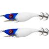 JSGHGDF Esche da Pesca a Pancia Tonda Colori Assortiti Esche Artificiali per Calamari Esche con Disegni gamberetti per Esche Artificiali da Pesca efficaci