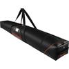 SNOWSPORT.PL Prestige PRO Double Ski Bag - Borsa da sci per 2 paia + bastoni + accessori da sci IMBOTTITA - ideale per viaggi sciistici in aereo, autobus, treno, auto con cinghie di compressione e