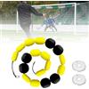 Generic Attrezzatura per La Deviazione del Portiere, 2,5 M/4 M, 2 Sacche d'Acqua