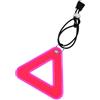 Generico Reflective Pendants | High Visibility Triangle Safety Bike Gear