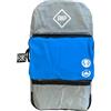 Outdoor System RIP Bodyboard - Custodia per bodyboard, zaino, contiene 2 tavole, con grande tasca esterna, manico e cinghie posteriori regolabili, grigio/blu