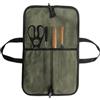 Generico Borsa utensili cucina grande capacità, portacoltelli chef camping portatile | Contiene coltelli, spatole, pinze. Multipli elastici e tasche rete. Leggera, facile trasporto. Perfetta campeggio,casa.