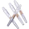 HEMOTON 4 Pezzi Alette Freccette Trasparenti in Plastica Resistente per Punte Morbide Accessori Professionali per Freccette da Bersaglio Leggere e Facili da Installare