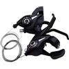 Generico Leva del freno cambio V-brake nera 3x7 3x8 velocità for mountain bike(3x7 21Speed)