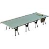 LuoAXINN Letto da Campeggio Pieghevole Lettino da Campeggio for Adulti, allargabile 210X80 cm | Letto pieghevole, supporta il sonno portatile in lega di alluminio da 350 libbre