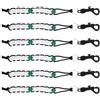 Alipis 6 Pezzi Contatore del Punteggio di Golf in Plastico Clip, Design Semplice e Stile Elegante, Strumento per Conteggio dei Colpi per Campi da Golf All'aperto