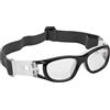 Generic Occhiali da Basket da Calcio con Naselli in Silicone, Lenti Resistenti All'usura, per Bambini Dai 5 Ai 15 Anni (BLACK)