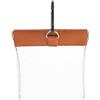 Hemobllo Borsa Porta Tee da Golf con Chiusura Automatica, Organizer Elegante in Pu e PVC con Scomparti Separati, per Trasportare Tee Durante Gioco